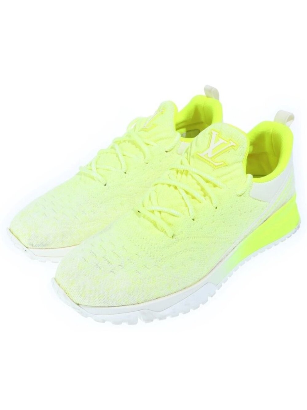 Louis Vuitton Vnr Line Sneakers Low Cut Shoes Yellow - Picture 2 of 6